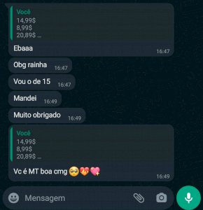 Drenagem diária whatsapp 