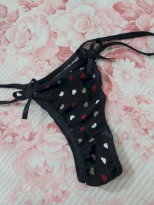 Calcinha preta Usada 