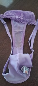 Calcinha bem  suja delícia 