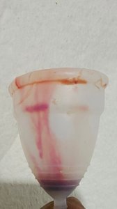 Sangue menstruação 