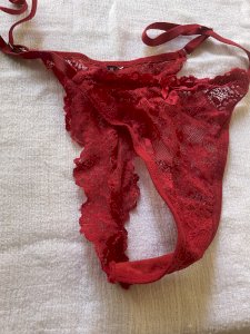 Calcinha de renda Vermelha sexy 