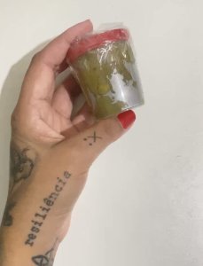 POTE CHUVA - MARROM / DOURADA / PRATA