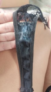 Calcinha bem meladinha 