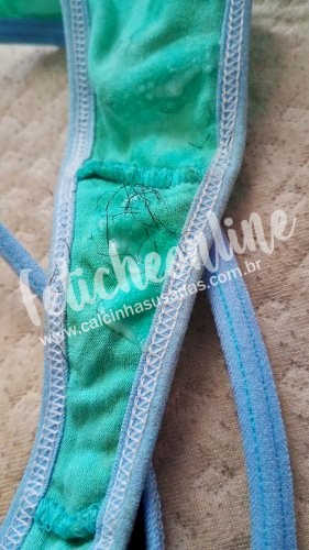 CALCINHA MELADINHA COM PELINHOS BUCETA + brinde (LEIA A DESCRIÇÃO)