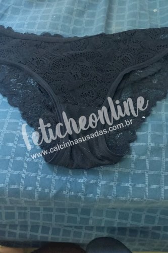 calcinha preta personalizada da satie!