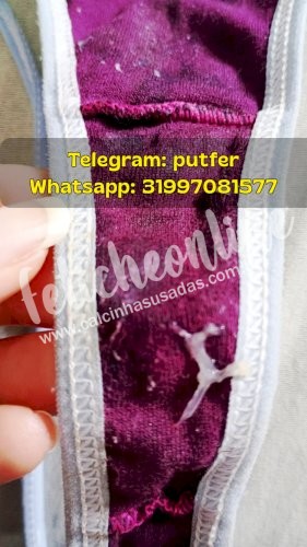 Calcinha Usada pós academia meladinha + brinde (LEIA A DESCRIÇÃO)