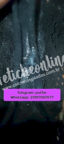 Calcinha Usada com meu gozo + brinde (LEIA A DESCRIÇÃO)