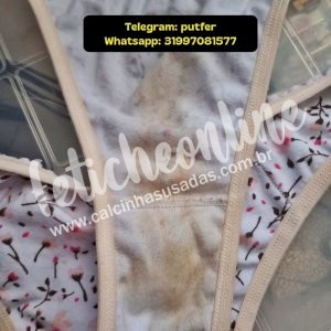 Calcinha Usada Algodão + brinde (LEIA A DESCRIÇÃO)