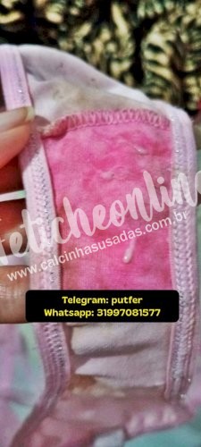 Calcinha Usada Meladinha + BRINDE (LEIA A DESCRIÇÃO) 