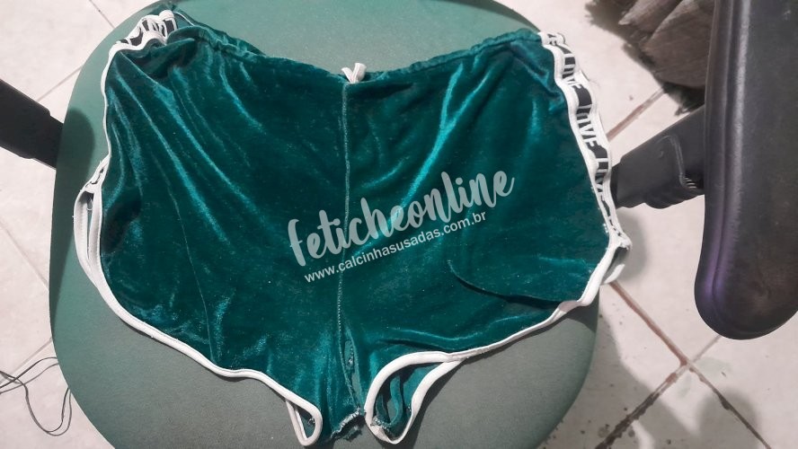 Shorts usadinhos pela esposa
