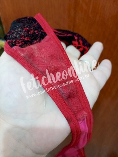 Calcinha usadinh, final de menstruação