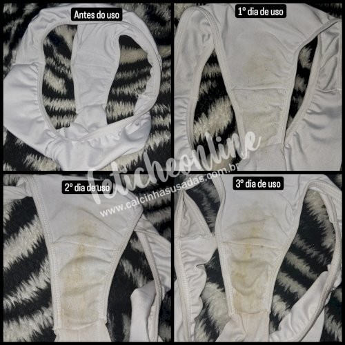 Panty / Lingerie Fetish: Calcinhas usadas por quanto tempo você quiser + conteúdo virtual incluso + frete grátis acima de R$200,00!