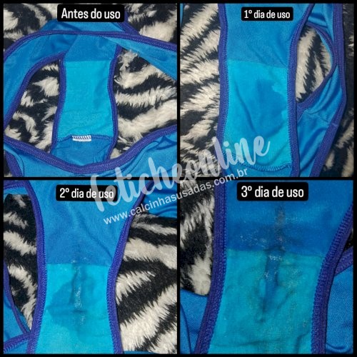Panty / Lingerie Fetish: Calcinhas usadas por quanto tempo você quiser + conteúdo virtual incluso + frete grátis acima de R$200,00!