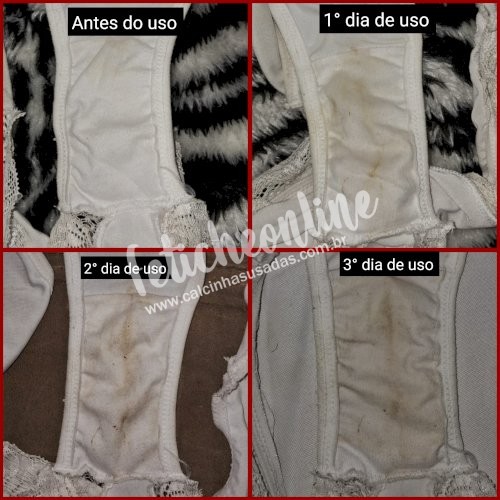 Panty / Lingerie Fetish: Calcinhas usadas por quanto tempo você quiser + conteúdo virtual incluso + frete grátis acima de R$200,00!