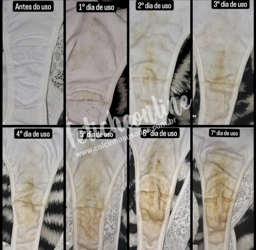 Panty / Lingerie Fetish: Calcinhas usadas por quanto tempo você quiser + conteúdo virtual incluso + frete grátis acima de R$200,00!