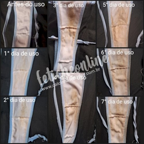Panty / Lingerie Fetish: Calcinhas usadas por quanto tempo você quiser + conteúdo virtual incluso + frete grátis acima de R$200,00!