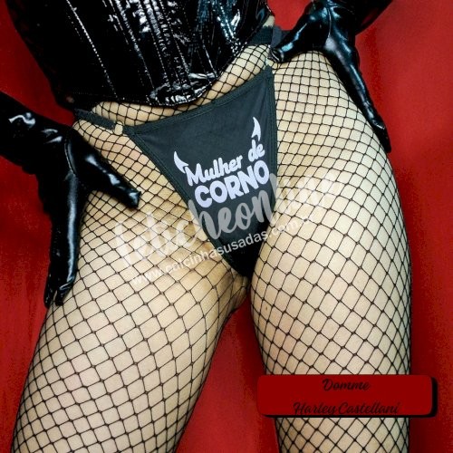 Calcinha especial Cuckold usada por quanto tempo você quiser + conteúdo virtual incluso! EDIÇÃO LIMITADA A APENAS UM MODELO DISPONÍVEL!
