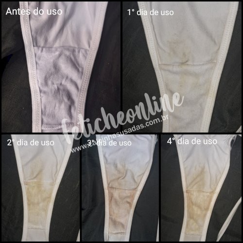 Panty / Lingerie Fetish: Calcinhas usadas por quanto tempo você quiser + conteúdo virtual incluso + frete grátis acima de R$200,00!