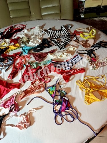 TODAS AS CALCINHAS, FIO DENTAL, FANTASIAS, ROUPAS E SHORTS DE SELMA RECIFE E AMIGAS. TUDO MESMO.