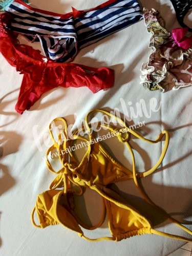 TODAS AS CALCINHAS, FIO DENTAL, FANTASIAS, ROUPAS E SHORTS DE SELMA RECIFE E AMIGAS. TUDO MESMO.