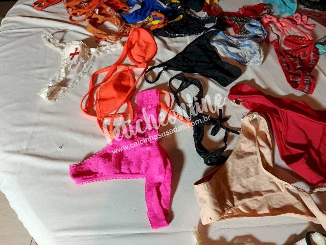 TODAS AS CALCINHAS, FIO DENTAL, FANTASIAS, ROUPAS E SHORTS DE SELMA RECIFE E AMIGAS. TUDO MESMO.