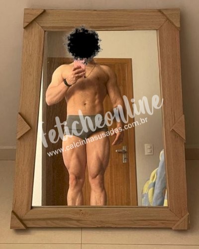 Cueca Boxer Masculina Usada Cinza