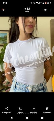 Mando video gozando e chamando seu nome