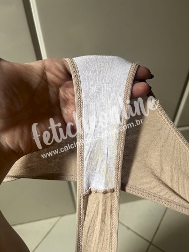 Calcinha usada nude 