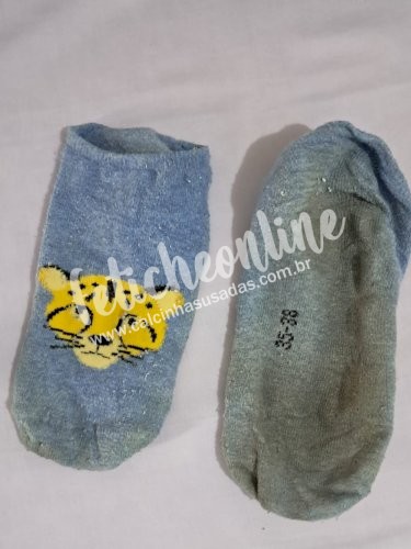 meia usada cara de tigrinho