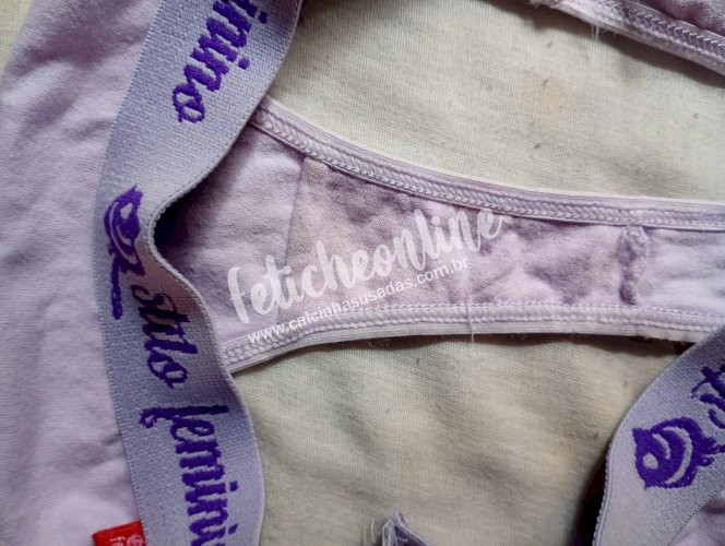 Calcinha fio roxa