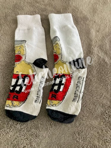 Meias usadas com chule