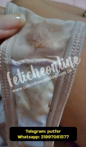 CALCINHA USADA ACADEMIA + brinde (LEIA A DESCRIÇÃO)