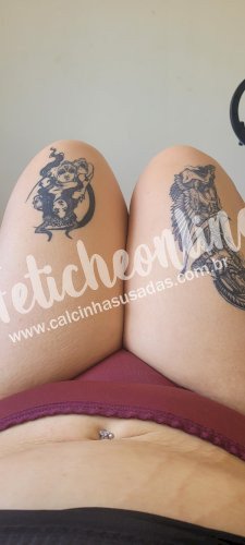 Calcinha usada bordo