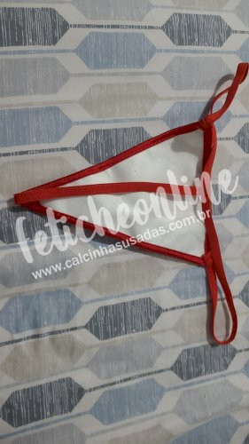 Calcinha Fio dental de VINIL