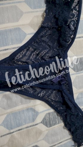 Calcinha Usada Azul