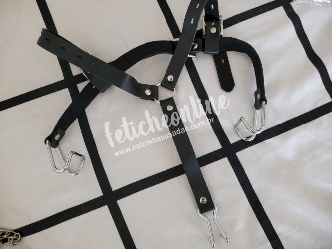 2 mordaças- Gag Ball e Separador de boca com Gancho nasal