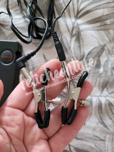 Aparelho de choque com grampos 